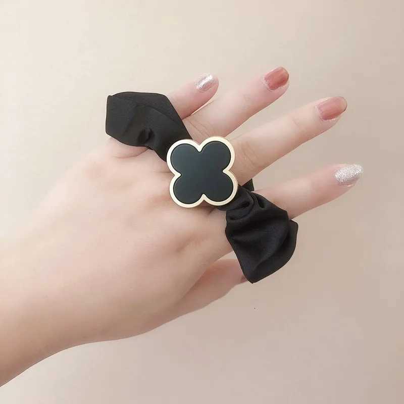 Clearance_2PCS/Warm Color Cute And Sweet French Large Intestine Circle Ponytail Hair Ring Hair Ties Hair Accessories Head Bands W250714X