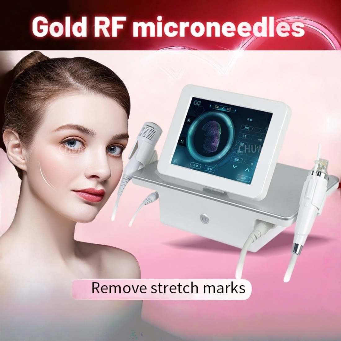 2025 NEW 2 in 1 Professional RF Microneedling best rf skin tightening machine fractional RF microneedle machine