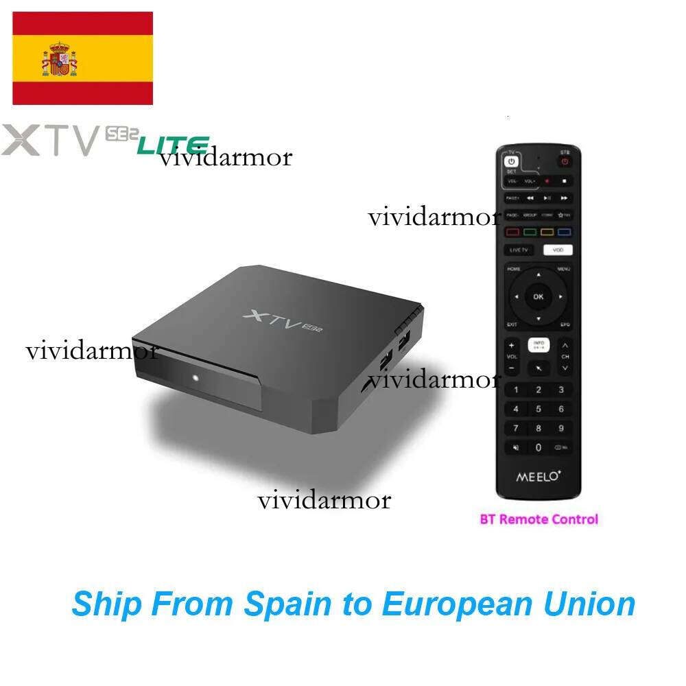 Ship From Spain MEELO PLUS XTV Se2 Lite TV Box Media With BT Remote Control Android 11 2.4G/5G WIFI Amlogic S905w2 2Gb RAM 8Gb ROM