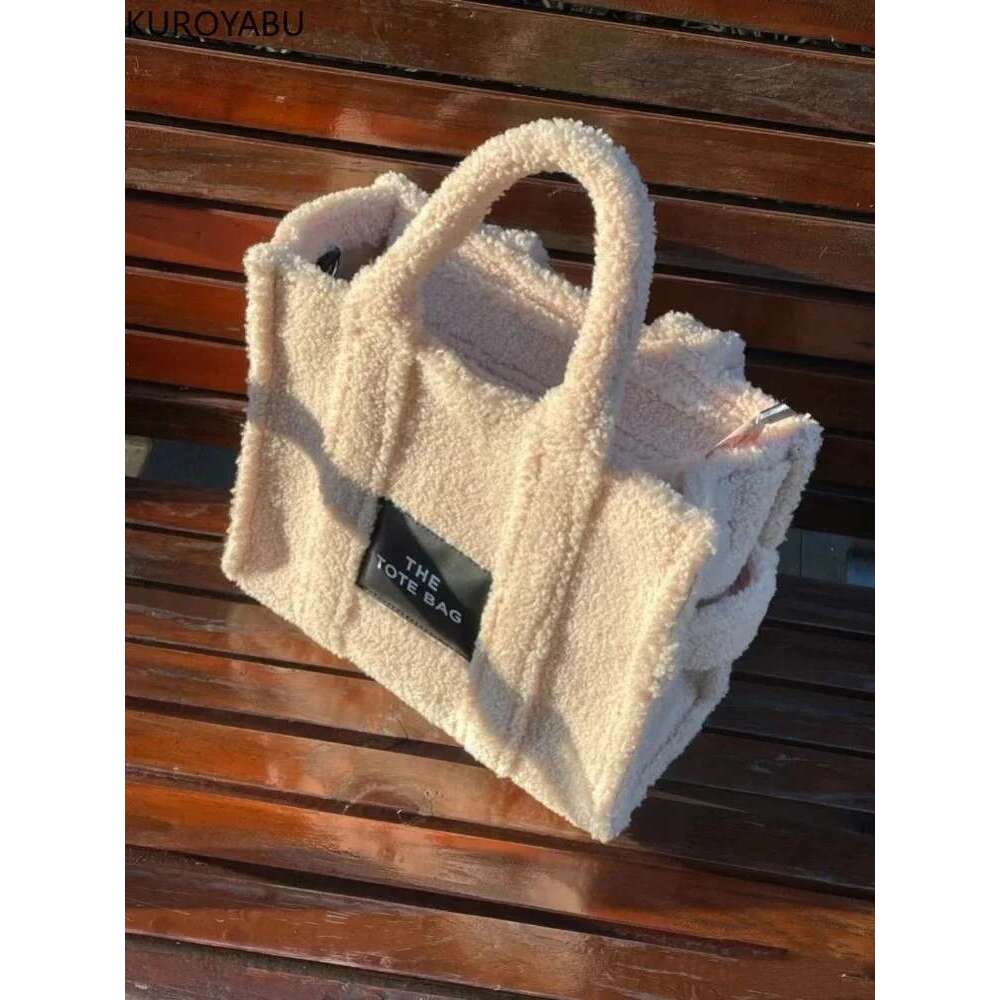 Handbag Lamb Wool Bolsas Para Mujeres Large Capacity Crossbody Tote Travel Top-Handle Bag Casual Fashion Y2k Bags