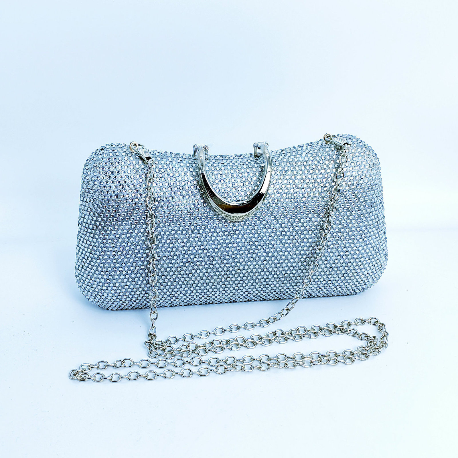 Sparkling Rhinestone High-End Womens Evening Bag Fashion Crossbody Bag Inlaid Diamond Womens Bag Wedding Bag