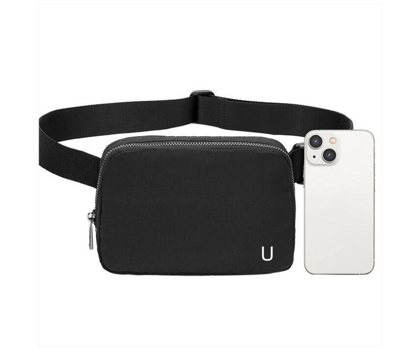 UU-798 Outdoor Yoga Bags Nylon and Waterproof Waist Bag Sports Running Crossbody Bags