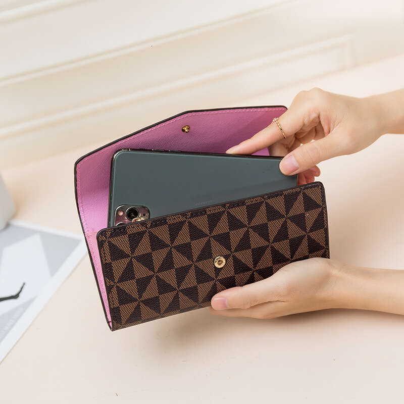 Lacel Urwebin Card Holders Trifold designer RFID Blocking Large Capacity cion Purse for Women Printed Long Leather Wallet Fashion Clutch mezzanines