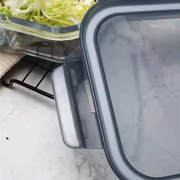 Wholesale 1000ml/33.8oz Portable Microwavable Cute Glass Lunch Box Adult Vacuum Cup Good Heatable Food Container