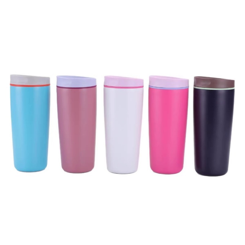 2025 New Insulated Stainless-Steel Water Bottle Coffee Tumbler Reusable Iced Coffee Cup Hot Coffee Travel Mug Perfect for Cappuccino BPA 12 oz/20 oz G