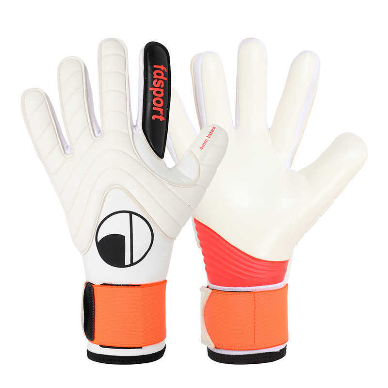 FeiDun goalkeeper gloves, Yu series 16.0, inner seam cut, 4mm thickened anti-slip latex, for artificial grass training use.