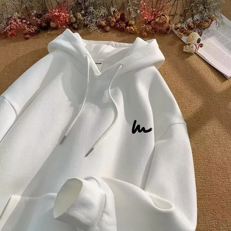 American hoodie men and women spring and autumn thin fashion oversize Korean lazy loose top 250708