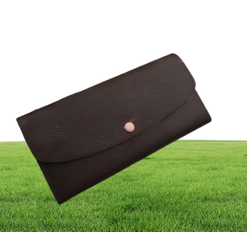 Ladies Fashion Designer High Quality 5A TOP Wallet EMILIE M60697 N63546 N41625 Flower Checkerboard Jelly Color Coin Purse Card H5494858