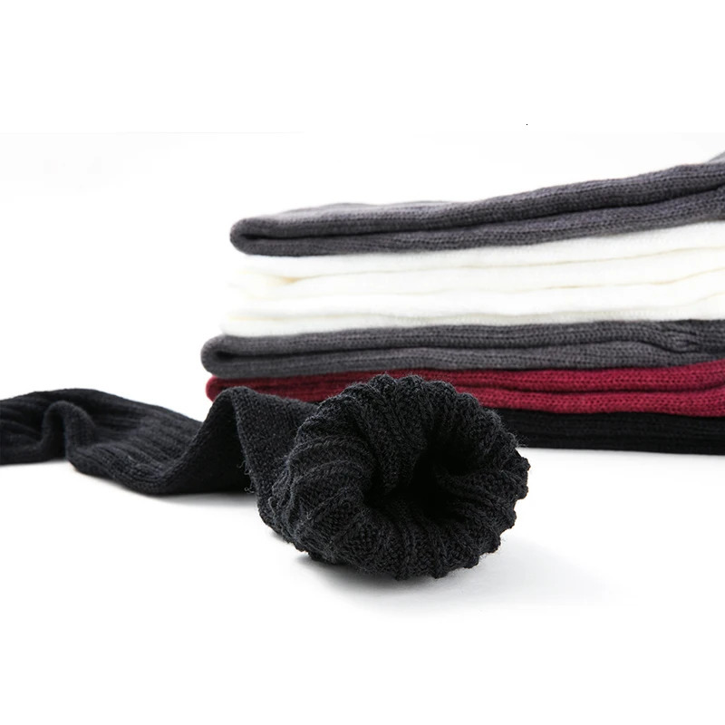 AOTOLK Leg Warmer Sexy Socks Over Knee Stockings Winter Warm Soft Gaiters Leggings Hollowed Foot Heel Female Long Sock 250703