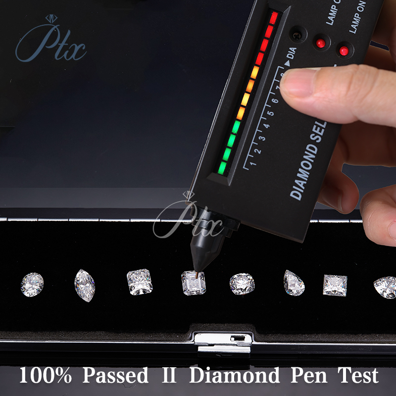 GRA Certificate 4CT 5CT 6CT Big Size Wholesale Loose Moissanite Diamond Various Shapes D VVS Lab Grown Moissanite Diamond for Engagement Ring Making