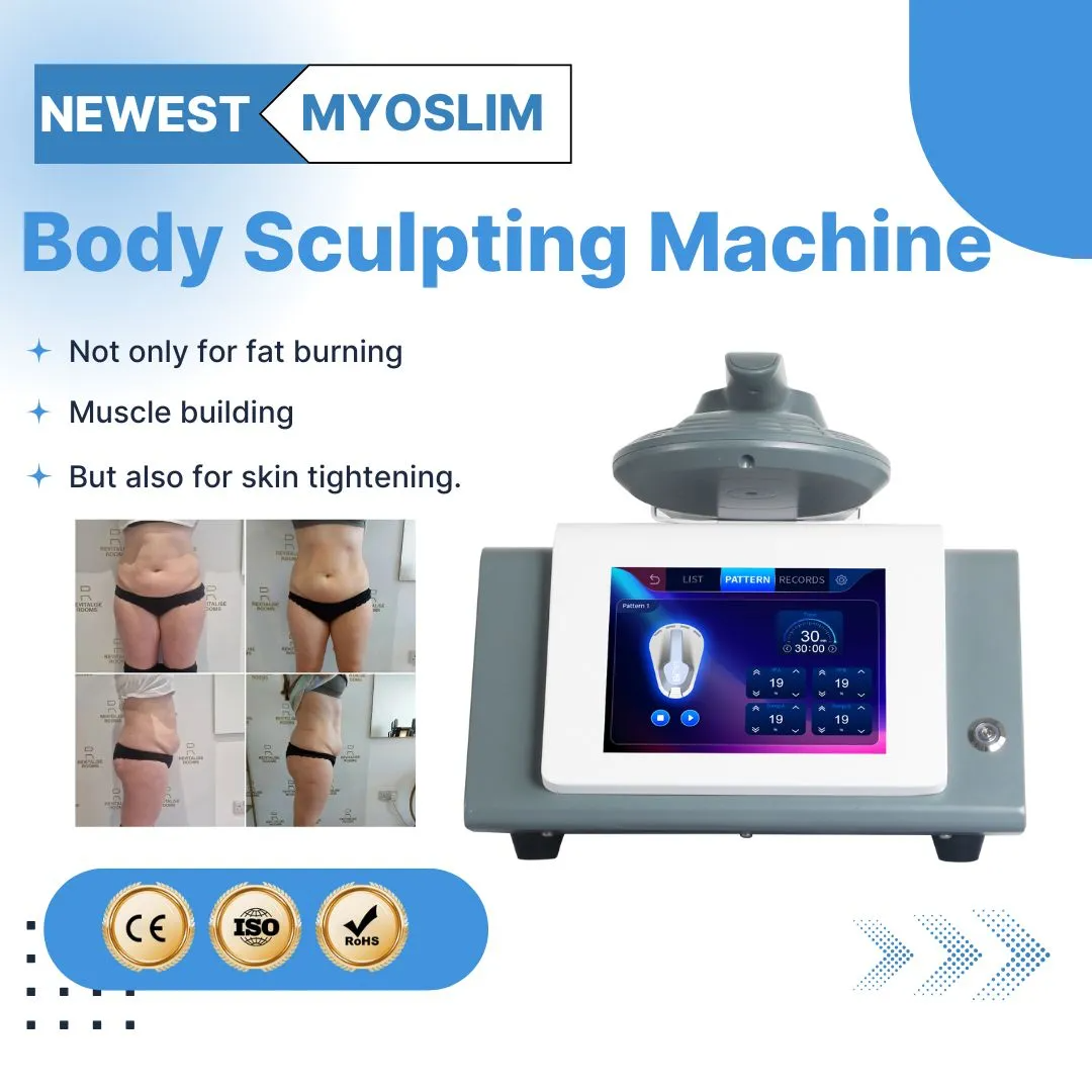 Myoslim Ems Fat Reduction Machine Professional Body Shaping and Slimming Instrument Muscle Stimulation Equipment Suitable for Individuals or Families