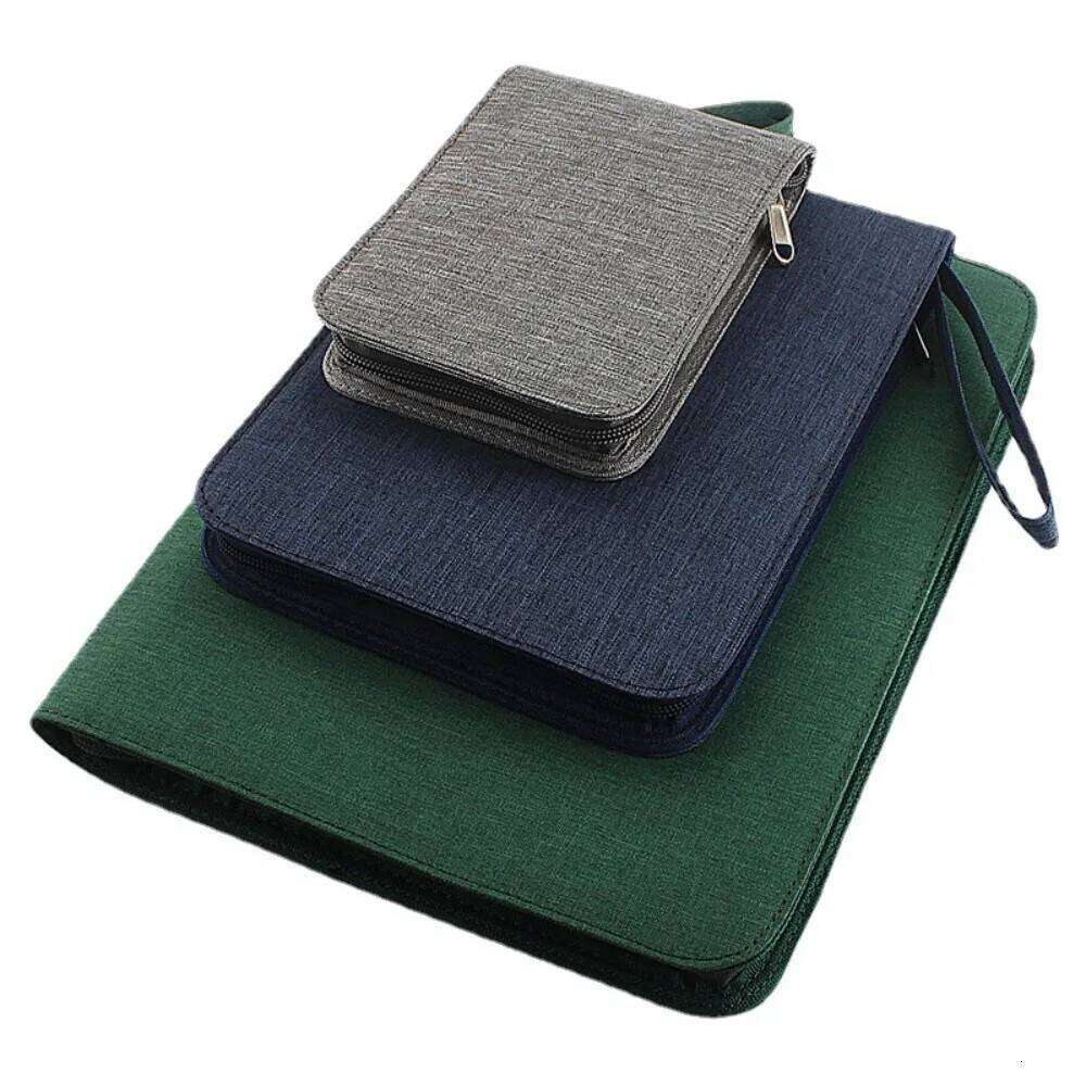 Large Capacity Fountain Pencil Case 10/24/48 Slots Canvas Pen Bag Writing Holder Supplies Accessories