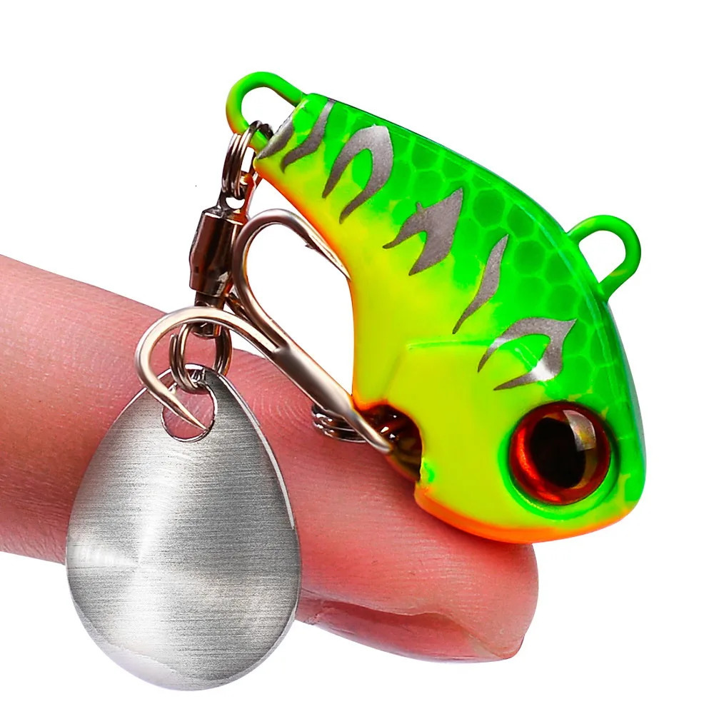 Fishing Lures Wobble Rotating Metal Vib Vibration Bait Winter 6g 15g 28g Artificial Hard Baits Spinner Spoon Lure Pesca 250708