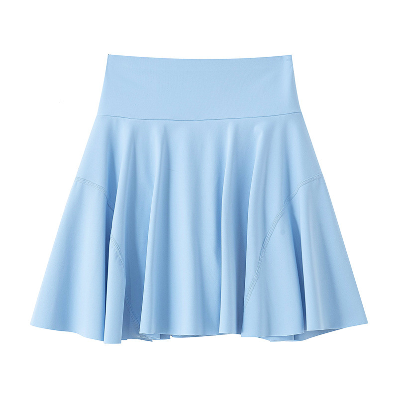 New Women's Half Skirt Solid Color Sports Skirt Half Skirt Women's New Summer Tennis Yoga Skirt Pants A-line Skirt Tight Skirt New Designer 