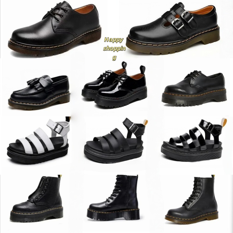 This year's fashion designer boots are made of genuine leather. They are casual and stylish Martin boots, and the sandals are suitable for both men and women.