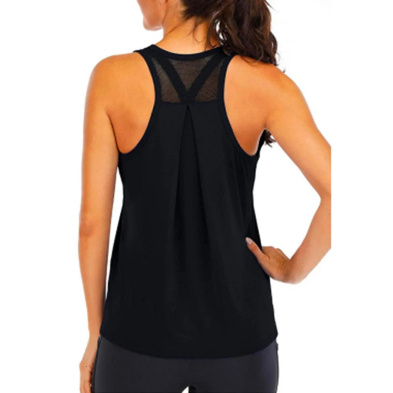 Yoga Shirt Female Style TShirt Loose Fitness Tops Vest Women Sleeveless Sport Tee QuickDrying Gym Running Workout Blouse 250708