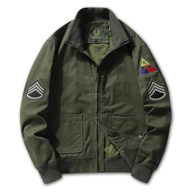 Autumn Mens Bomber Jacket Casual Male Outdoor Windbreaker Baseball Coats Fashion Retro Men Cotton Ma-1 Pilot Jackets Clothing 250708