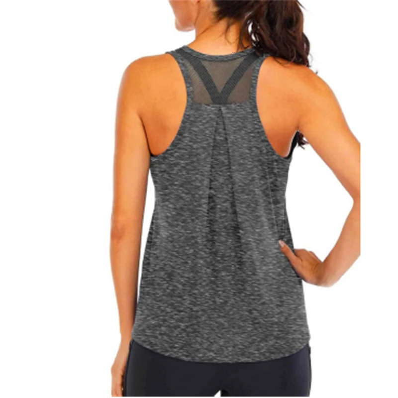 Yoga Shirt Female Style TShirt Loose Fitness Tops Vest Women Sleeveless Sport Tee QuickDrying Gym Running Workout Blouse 250708