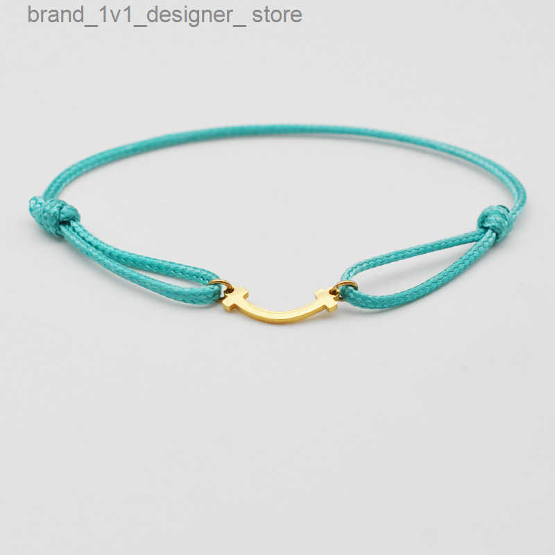 Champion Salsa Style Handwoven Couple Smiley Face Bracelet Fashion Adjustable Rope Jewelry S250714