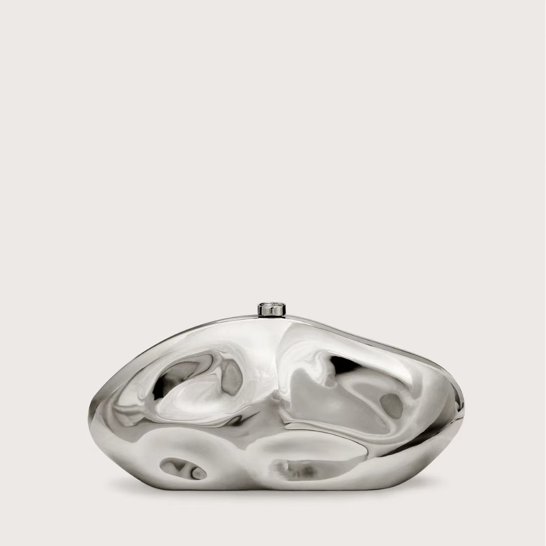 French Metal Style Acrylic Special-Shaped Stone Clutch Versatile New Banquet Party Wedding Elegant Fashion Exquisite Sweet and Cool Sexy Bag, Unique D