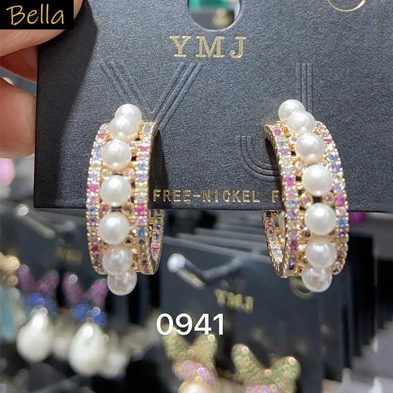 Mini Pearl Hoop Earrings for Wen Jewelry Accories Fem Elegant Opening C She Earrings Gift Wife M Y250714
