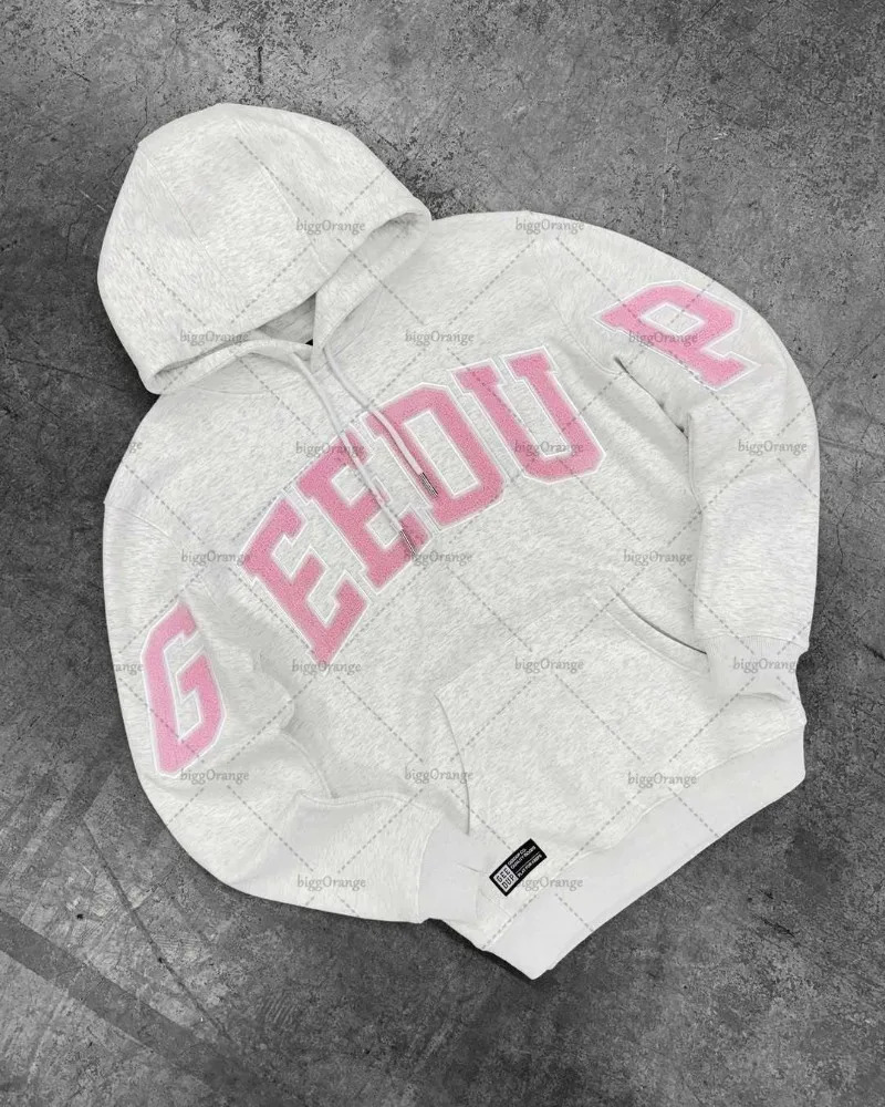 American Colorful Color Letter Oversized Hoodie Womens Fashion Loose Clothing with Head Pocket Long Sleeve Sweatshirt 250707