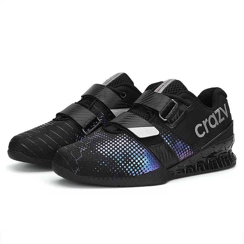 weightlifting shoes sports shoes professional indoor gym strength support training deadlift fitness shoes shock absorption and nonslip