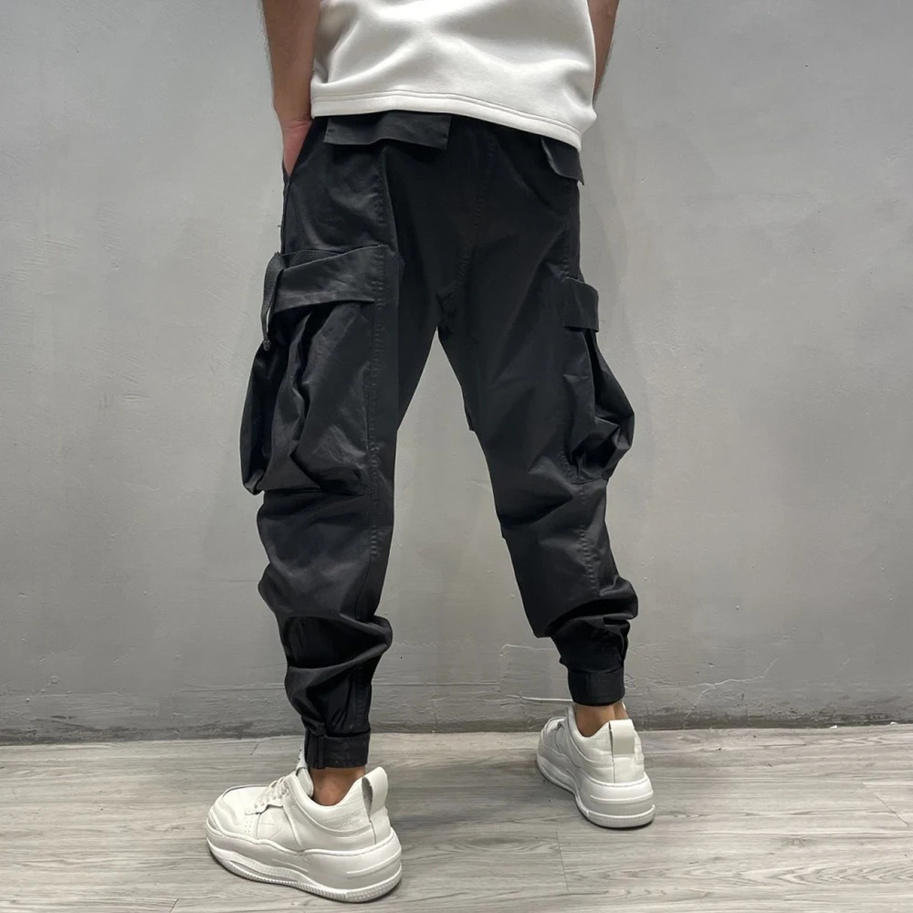 Autumn American High Street Fashion Retro Loose Harem Pants Mens Trendy Leggings Loose And Versatile Wide-Leg Casual Pants 250708