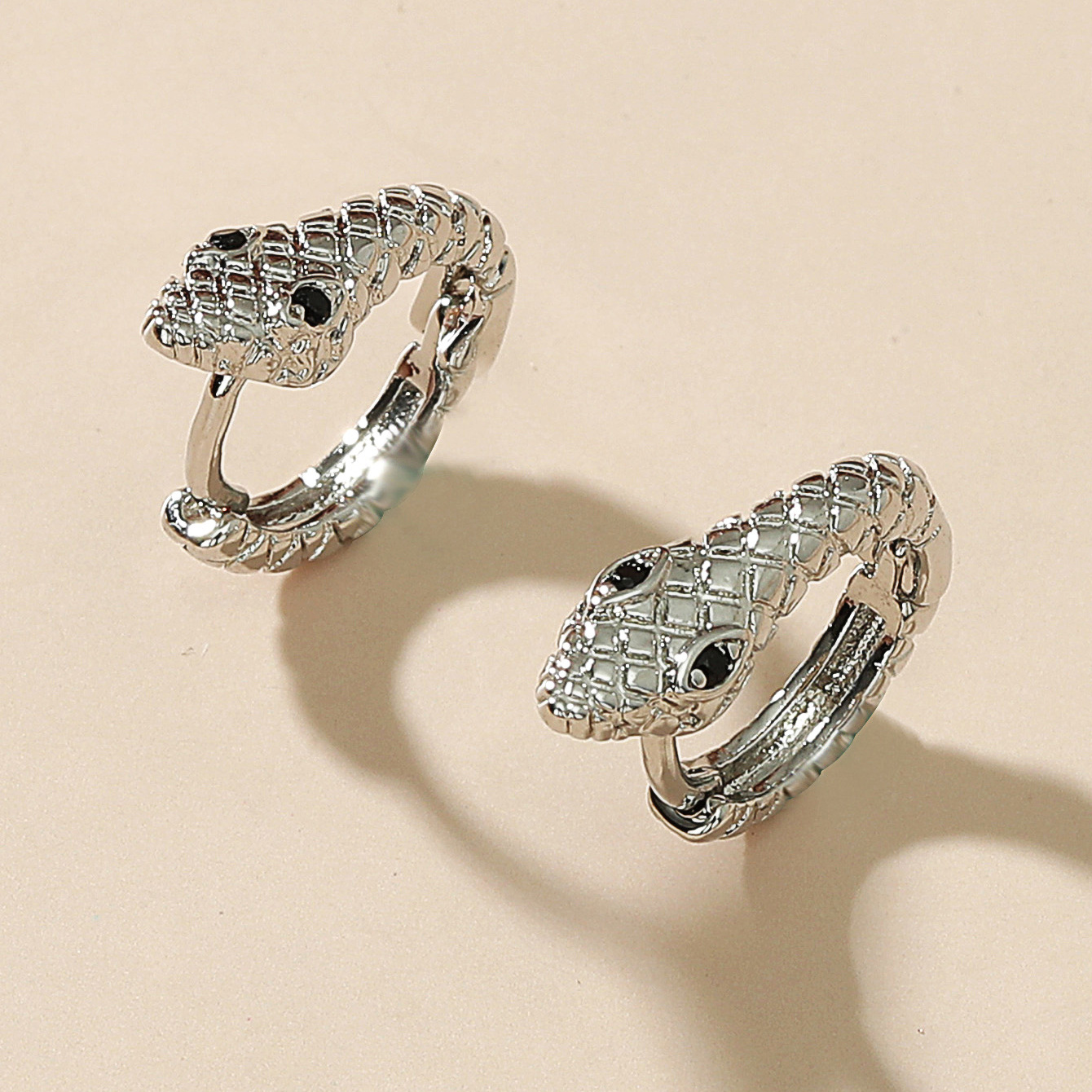 2025 New Stylish and Versatile Snake shaped Zodiac Stud Earrings for Women Ideal for the Birth Year