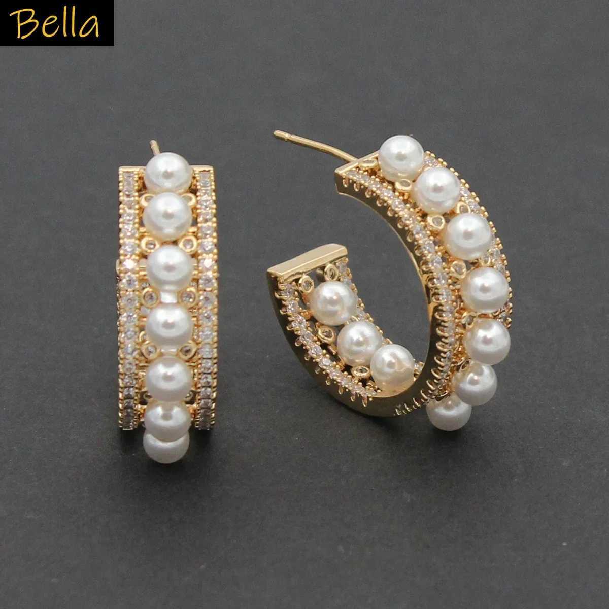 Mini Pearl Hoop Earrings for Wen Jewelry Accories Fem Elegant Opening C She Earrings Gift Wife M Y250714