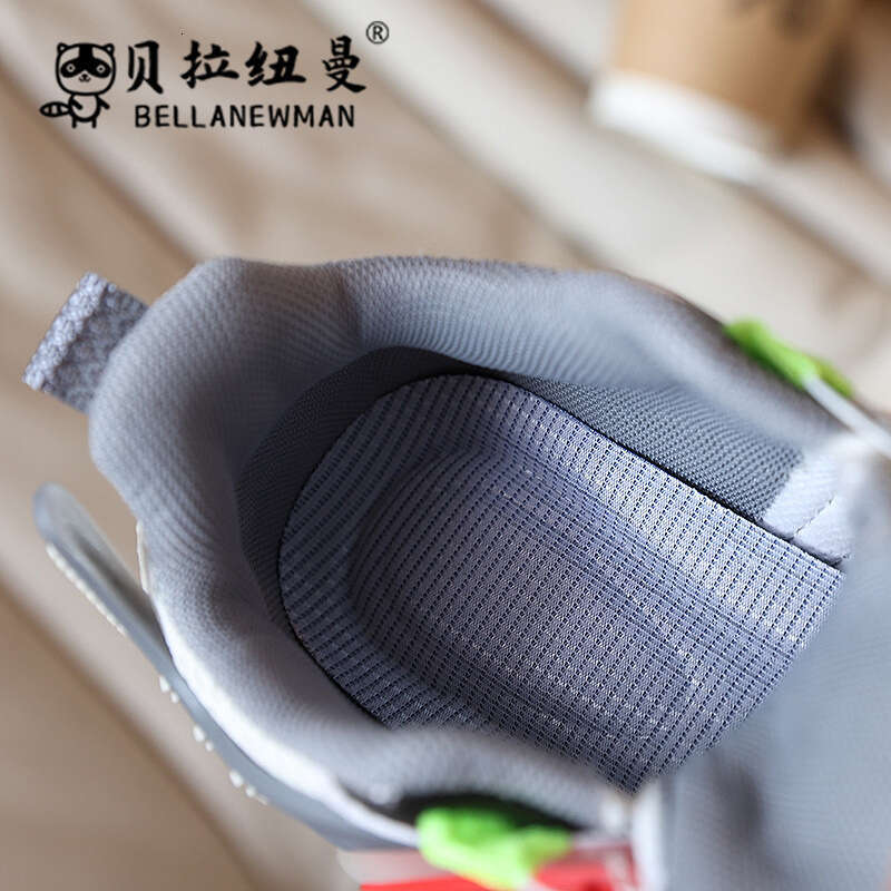 Girls' Fashion Dad Shoes 2024 Autumn New Korean Style Boys' Mesh Breathable Rotating Button Sneakers for Big Kids