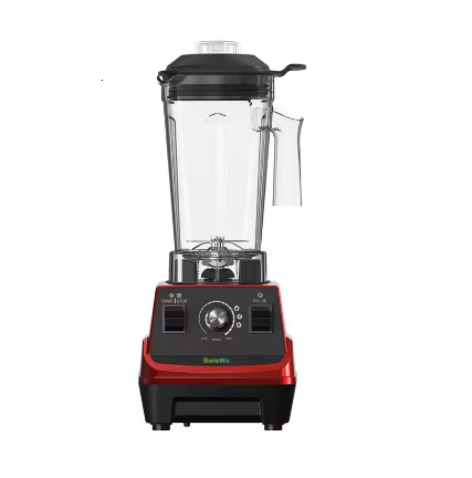 BioloMix Mini Pro 1800W Professional-Grade Smoothie Blender, 1.8L Container, Black/RED, Self-Cleaning