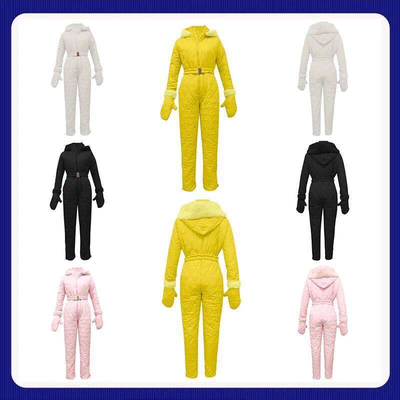 Couple's Solid Color Ski Windproof Waterproof Snowboarding Winter Outdoor Warm Snow Sports Pants Skiing suit