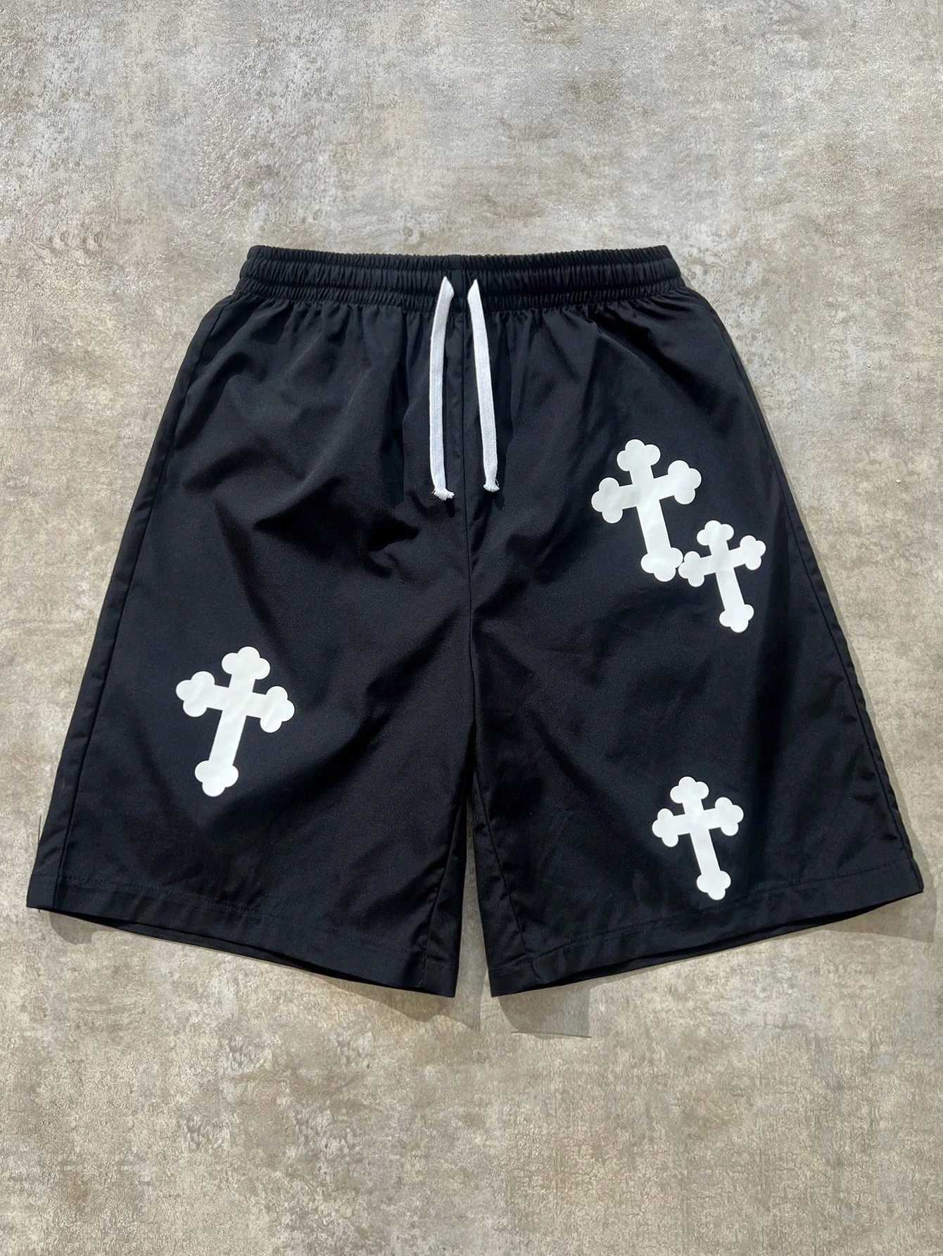 Kroshin Printed Shorts for Summer Mens Beach Shorts Loose and Quick Drying Swimming Sports and Leisure Vacation Shorts XJ250714