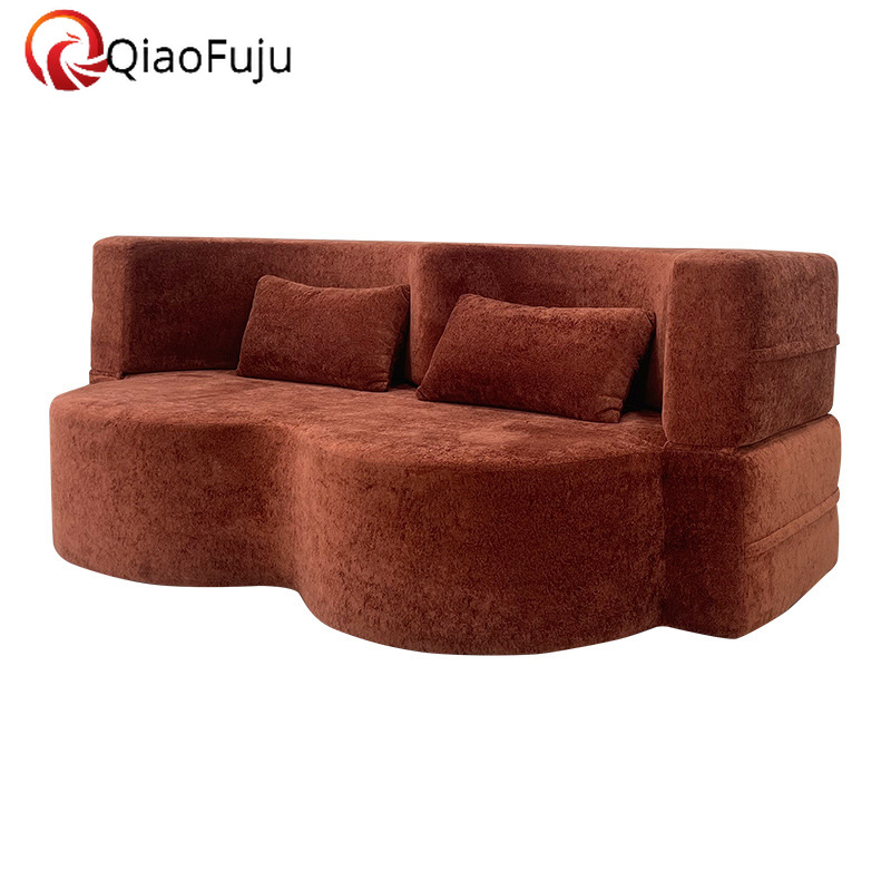 Sofa bed compressed sofa in a box Washable reclining sofa, Small apartment sofa, Dual-function multi-functional sofa bed, Two-person sofa, Double-pers