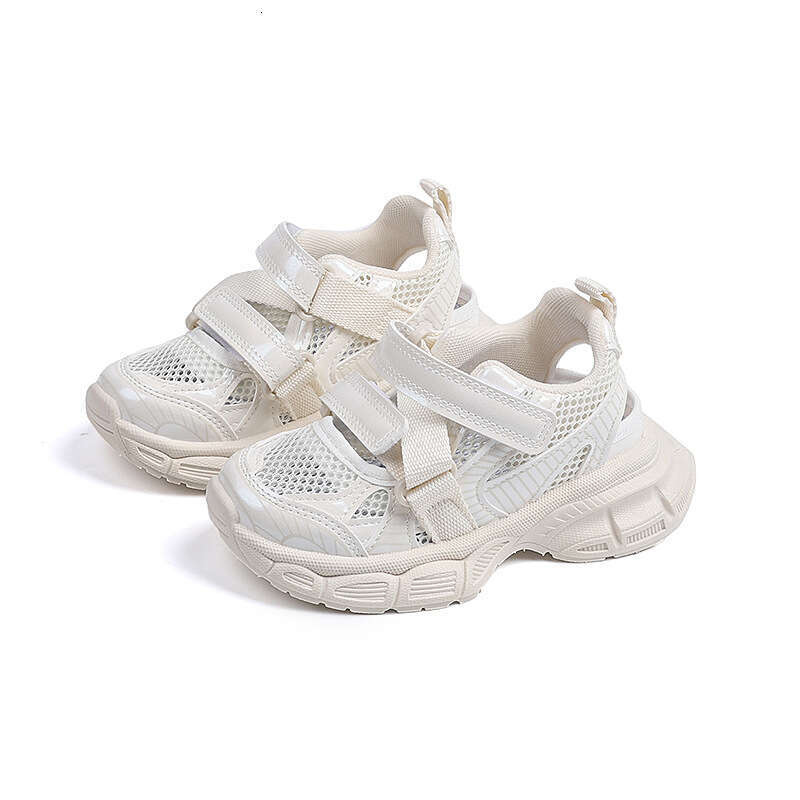 Bella Newman Hollow Children's Sports Sandals 2025 Spring Autumn New Korean Style Girls' Mesh Boys' Shoes