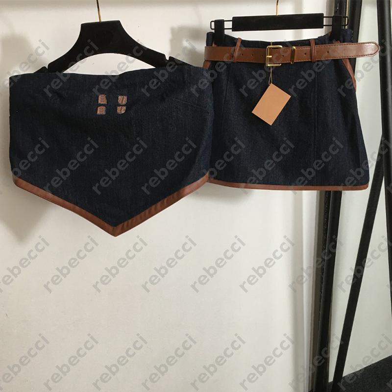 Fashion Women Skirt Set Designer Two Piece Dress Womens Sexy Skirts Two Piece Set Luxury Dresses Sets -8 Short Skirt Suit Summer Sleevless Skirt DSD2507017