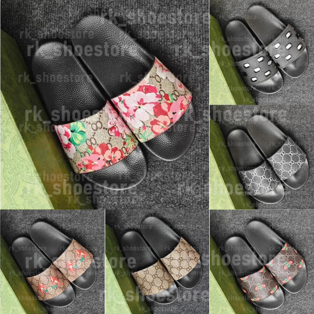 Designer Men Women Slippers Beach Slide Sandals Women Slipper Indoor Rubber Summer Slides Men Casual Shower Flip Flops Sandal