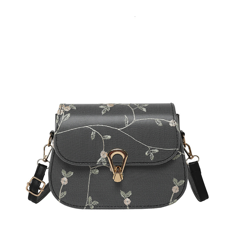 Luxury Bag Designer Bag Bag Women's Bag 2025 New Simple Fashion Embroidered Single Shoulder Crossbody Bag High-end Lock Buckle Saddle Bag
