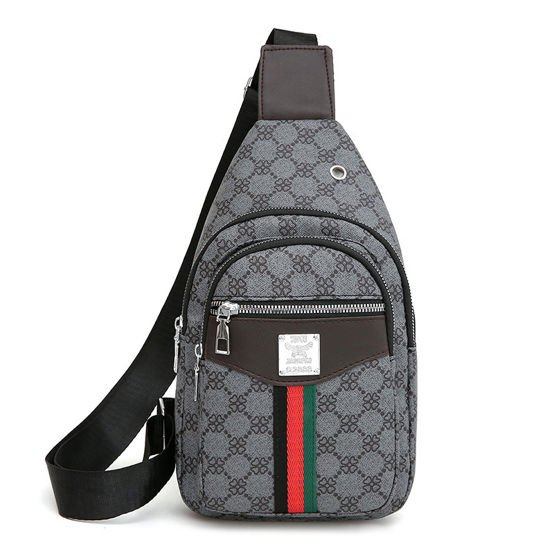 Designer Bag,2025 Luxury Bag, Men's Fashion Bag, Youth Small Chest Bag, Checkered Chest Crossbody Bag, Shoulder Bag, Crossbody Bag, Oxford Bag, F