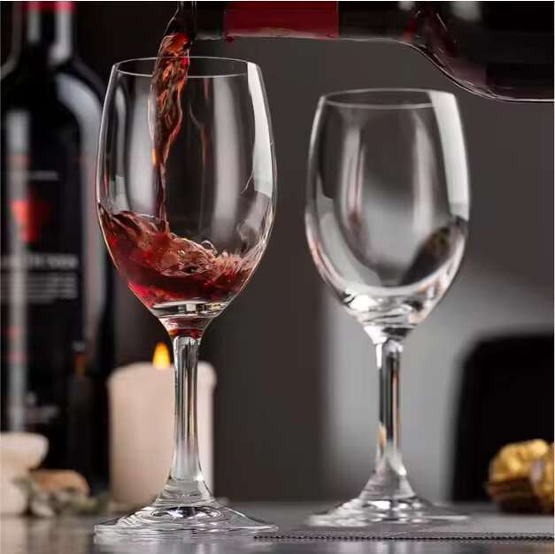 Lead-Free 200ml 6.76oz Retro Vintage Glass Classic Design Colored Transparent Riesling Elegant Cups for Wine