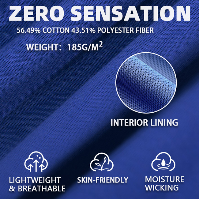 Zero sense quick-drying cotton vest In summer, men and women couples absorb moisture, light and breathable, solid color and versatile round neck sleev