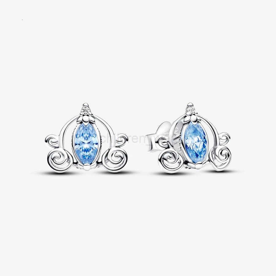 Disney The New Disney Cinderella Carriage Collier Necklace Crown Princess Dress Series Feminine Charm Set With Jewelry Gifts W20250714