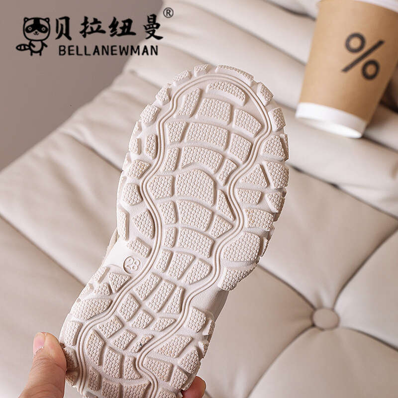 Girls' Fashion Dad Shoes 2025 Spring and Autumn New Korean Style Boys' Mesh Breathable Rotating Buckle Sneakers