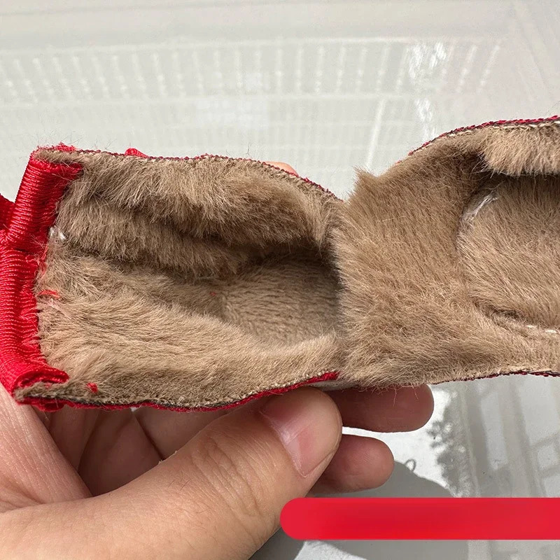 Winter Dog Shoes Warm Fleece Puppy Pet Shoes Waterproof Dog Snow Boots For Small Dogs Chihuahua Yorkie Teddy Shoes 250709