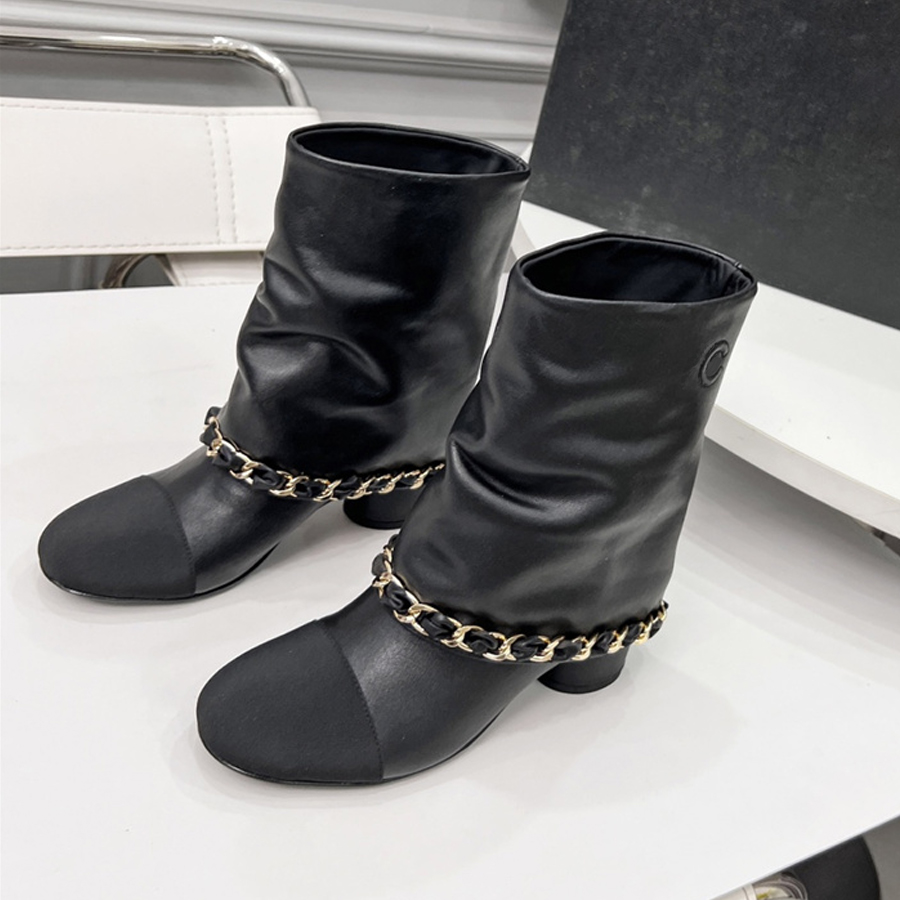 2025 Women Chains Shoes Casual Daily Outfit Boots