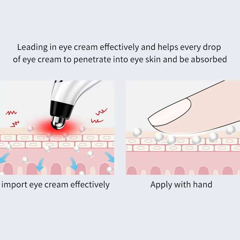 Microcurrent Vibration Massager Remove Bags Dark Circles Lifting Massage Instrument EMS Eye Beauty Device Skin Care Tool