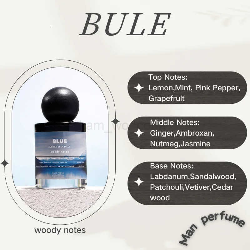 50ml Durable Fresh Citrus Smell Perfume for Ladies High-end Fragrance Long Lasting Light Orange Flavor M250714