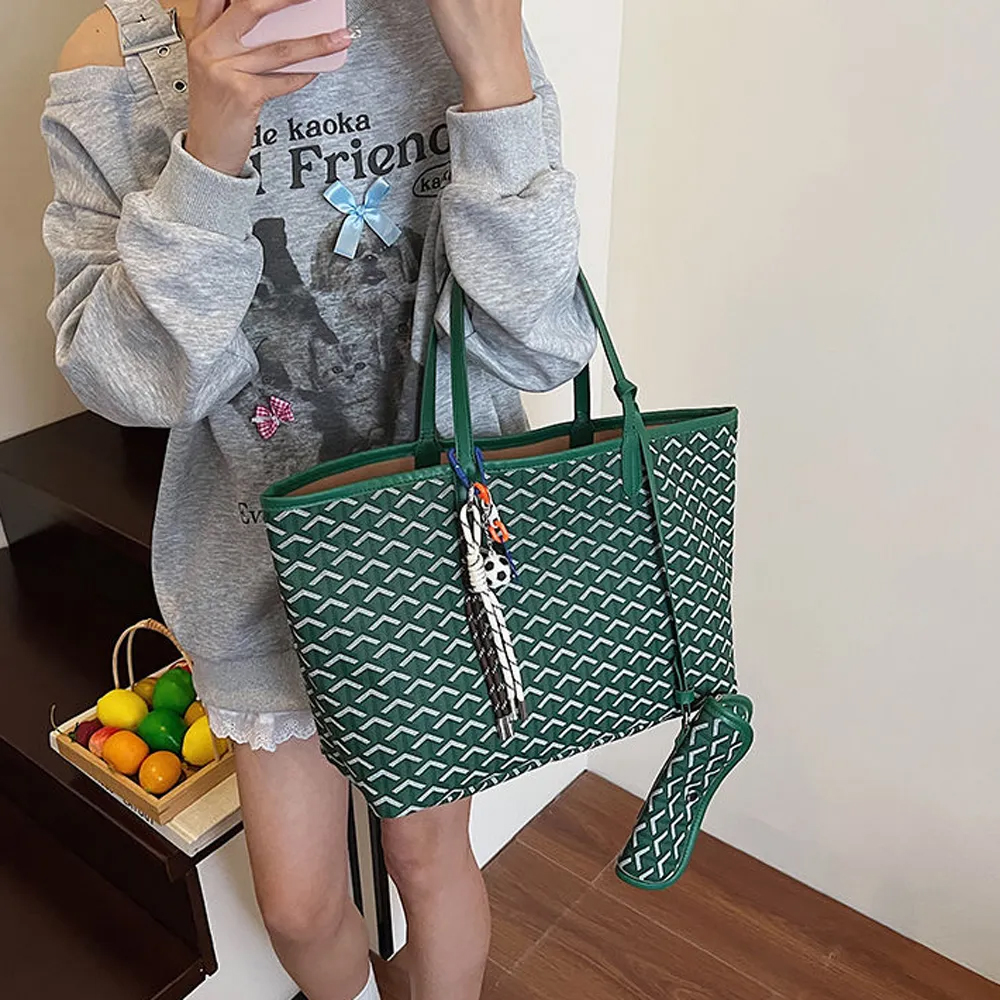 Elegant Leather Tote Bag with Letter Print - Fashionable Shoulder & Cross body Handbag for Women 998 bag beautiful bag