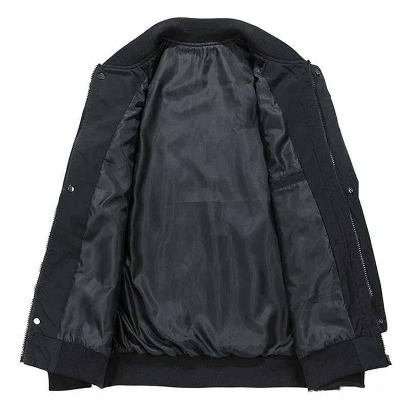 Spring Autumn Plus Size Jacket Mens Pocket Loose Fashion Coat 130kg 7XL bomber jacket 5XL 6XL workwear jacket 250708